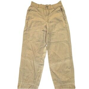 BDG Urban Outfitters Cargo Joggers M Tan Raw Hem Distressed Streetwear